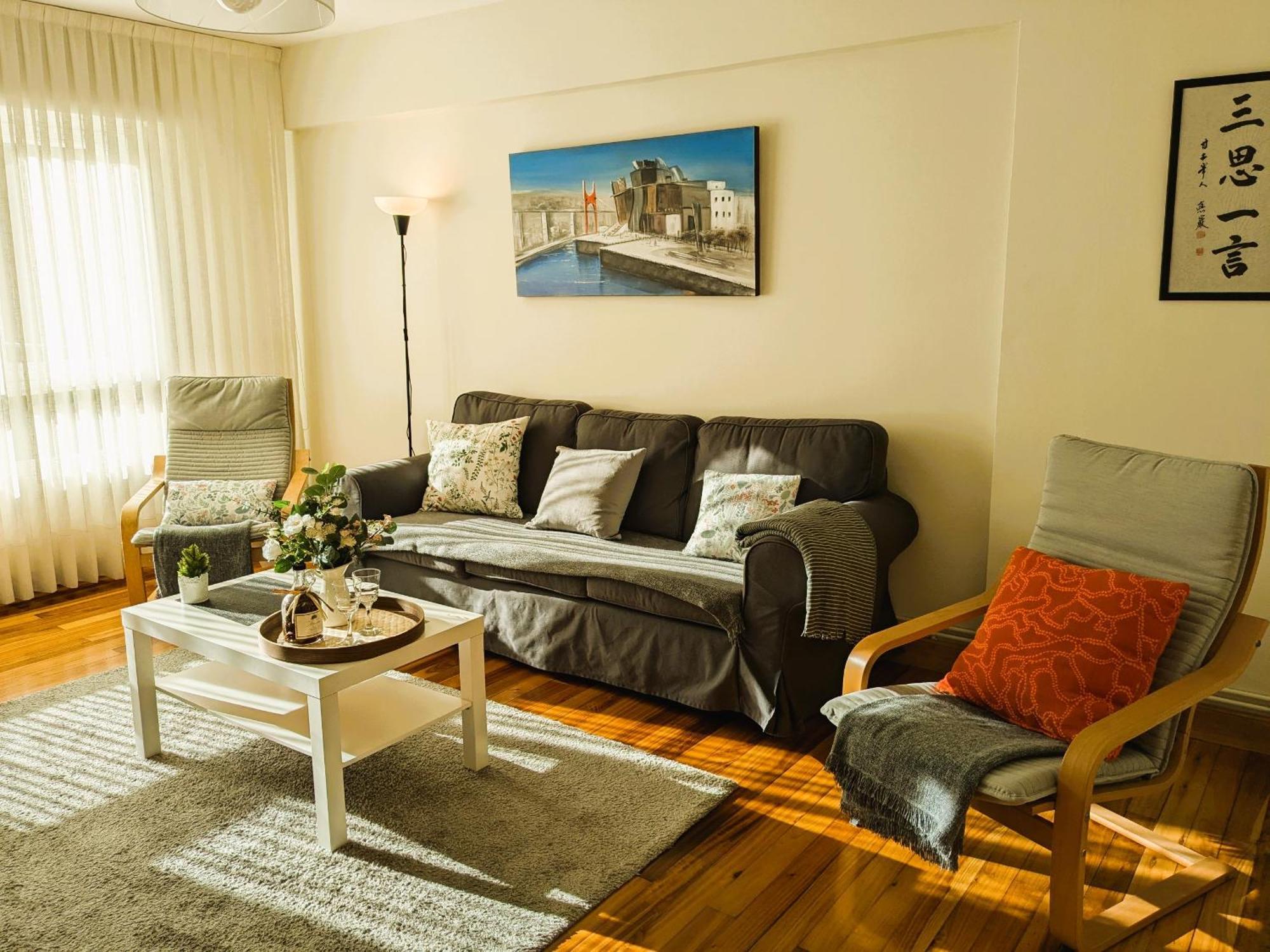 Apartamento Portugalete Gran Bilbao 3 Dormitorios - 3 Bedrooms Экстерьер фото